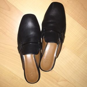 Halston Heritage Black Mule